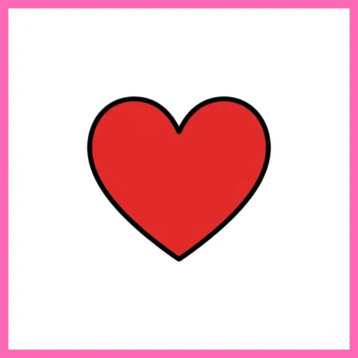 Pictograma de amor con marco Fitzgerald