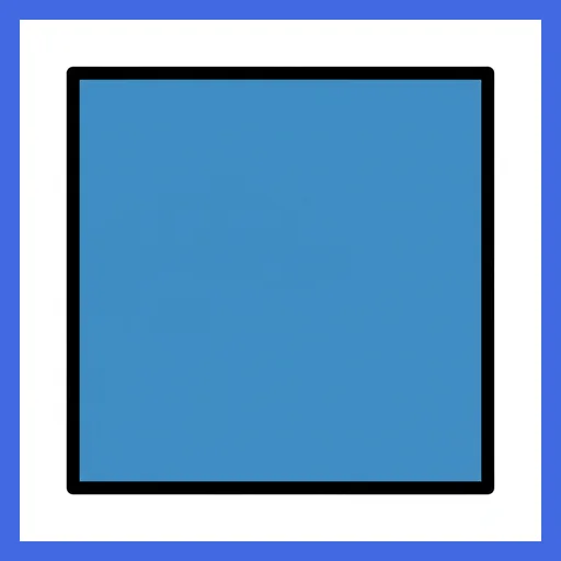 Pictograma de azul con marco Fitzgerald