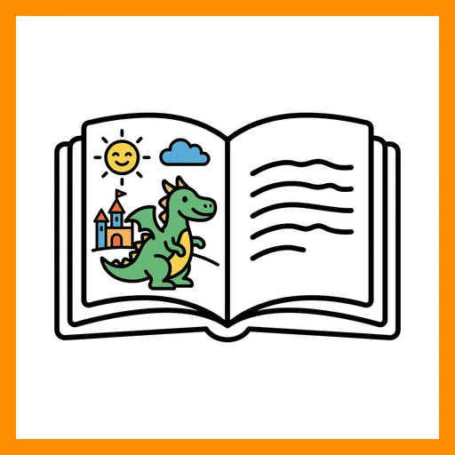 Pictograma de cuento con marco Fitzgerald