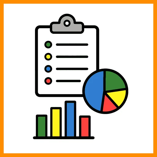Pictograma de datos con marco Fitzgerald