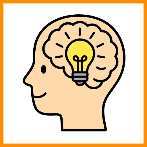 Pictograma de inteligencia con marco Fitzgerald