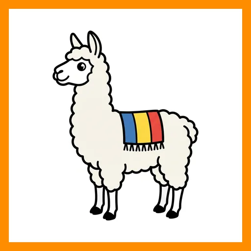 Pictograma de llama con marco Fitzgerald naranja