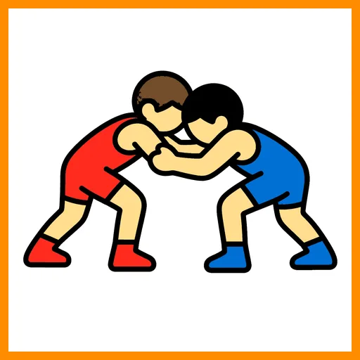 Pictograma de lucha con marco Fitzgerald verde