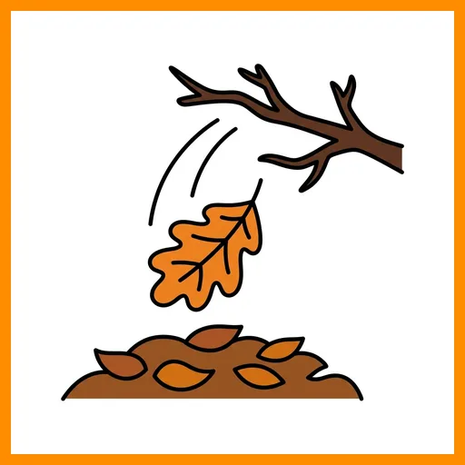 Pictograma de otoño con marco Fitzgerald