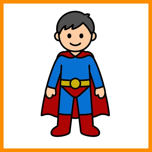 Pictograma de personaje con marco Fitzgerald naranja