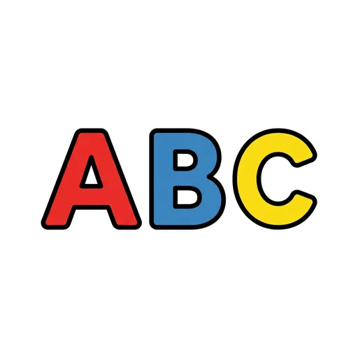 Pictograma de abecedario (objetos cotidianos) para SAAC y logopedia