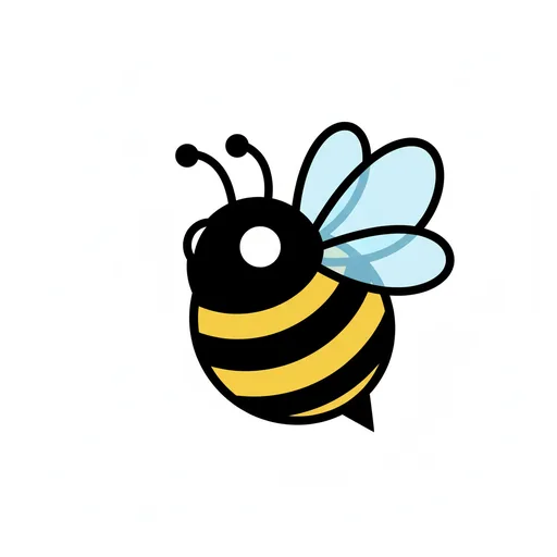 Pictograma de abeja (animales) para SAAC y logopedia
