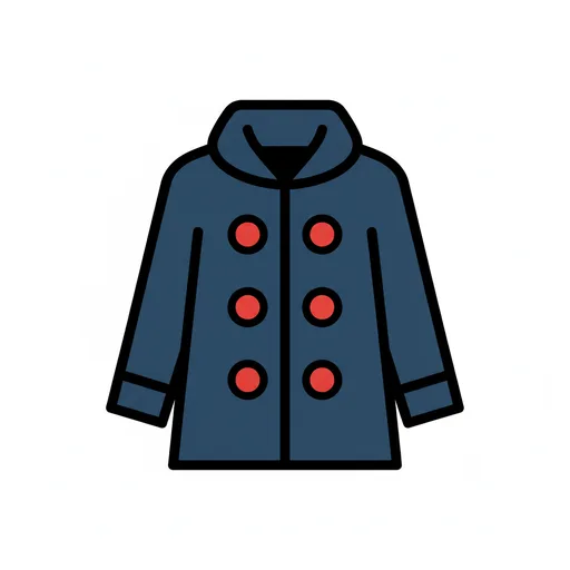 Pictograma de abrigo (ropa y complementos) para SAAC y logopedia