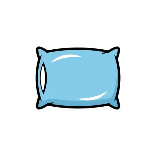 Pictograma de almohada (casa y hogar) para SAAC y logopedia