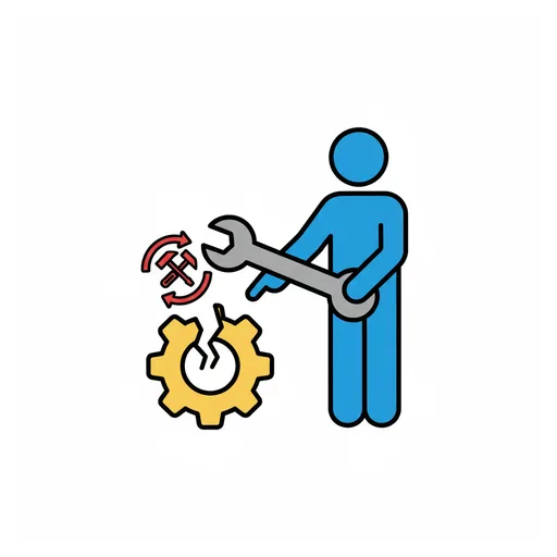 Pictograma de arreglar (acciones y verbos) para SAAC y logopedia