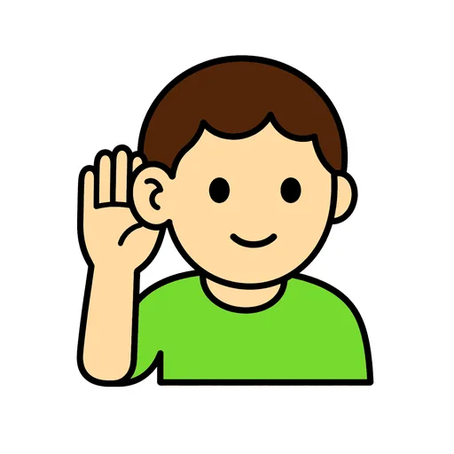 Pictograma de atención (emociones y sentimientos) para SAAC y logopedia