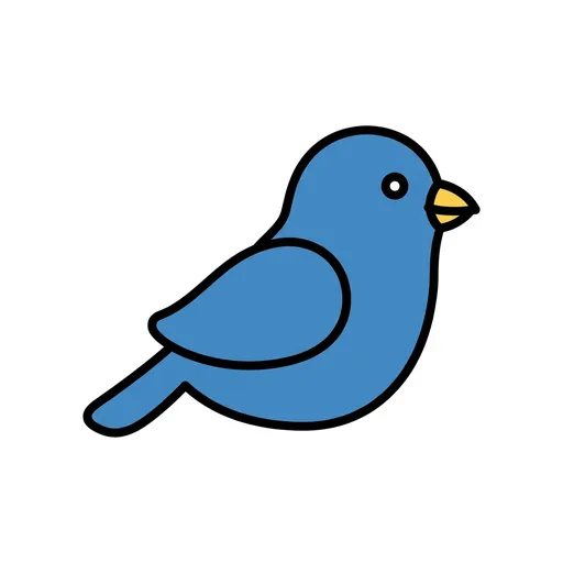 Pictograma de ave (animales) para SAAC y logopedia