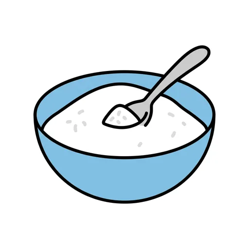 Pictograma de azúcar (comida y bebida) para SAAC y logopedia