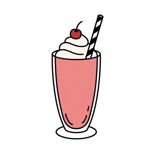 Pictograma de batido (comida y bebida) para SAAC y logopedia