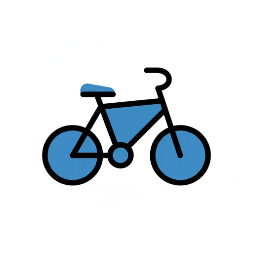 Pictograma de bicicleta (lugares y transporte) para SAAC y logopedia