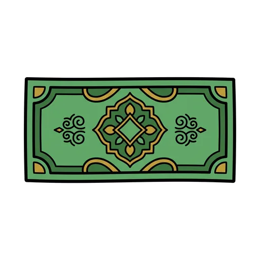 Pictograma de billete (objetos cotidianos) para SAAC y logopedia
