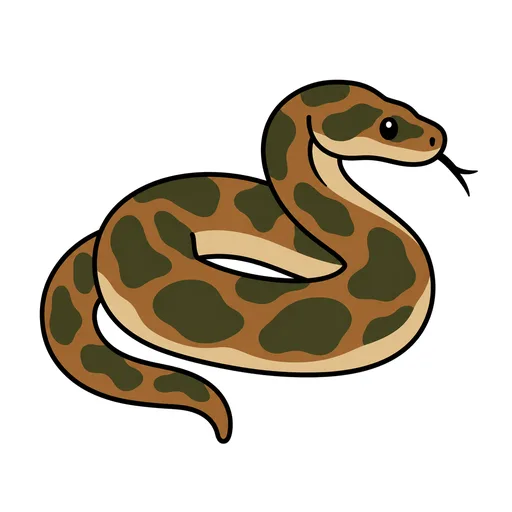 Pictograma de boa (animales) para SAAC y logopedia