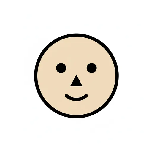Pictograma de cabeza (cuerpo y salud) para SAAC y logopedia