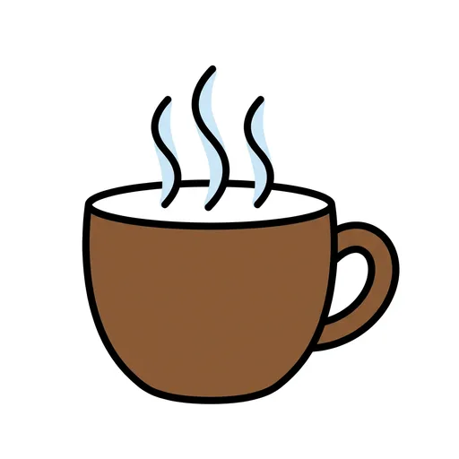 Pictograma de café (objetos cotidianos) para SAAC y logopedia