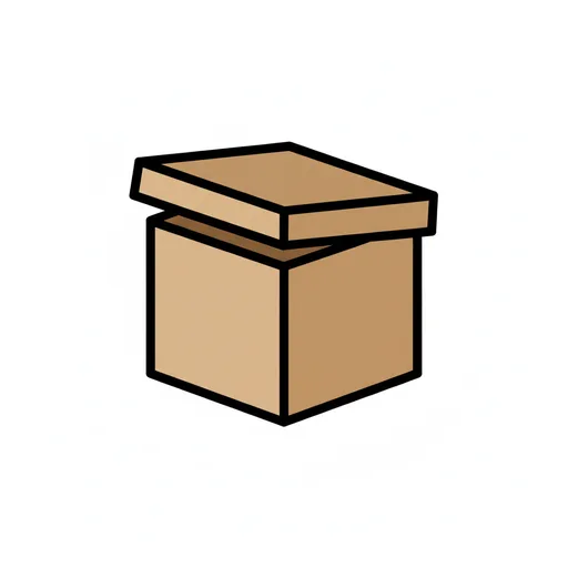 Pictograma de caja (objetos cotidianos) para SAAC y logopedia