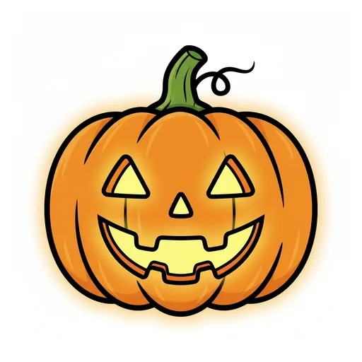 Pictograma de calabaza (tiempo, naturaleza y fiestas) para SAAC y logopedia