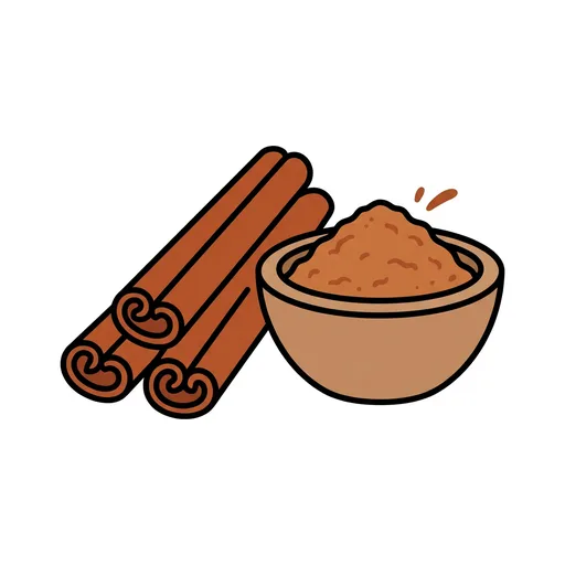 Pictograma de canela (comida y bebida) para SAAC y logopedia
