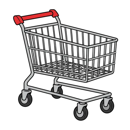 Pictograma de carrito (objetos cotidianos) para SAAC y logopedia