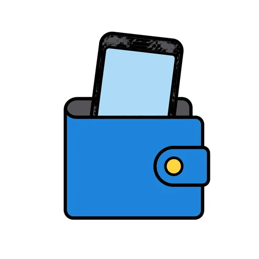 Pictograma de cartera móvil (ocio, música y tecnología) para SAAC y logopedia