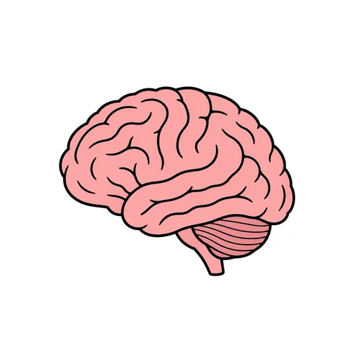 Pictograma de cerebro (cuerpo y salud) para SAAC y logopedia