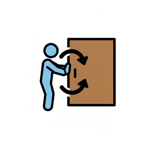 Pictograma de cerrar (acciones y verbos) para SAAC y logopedia