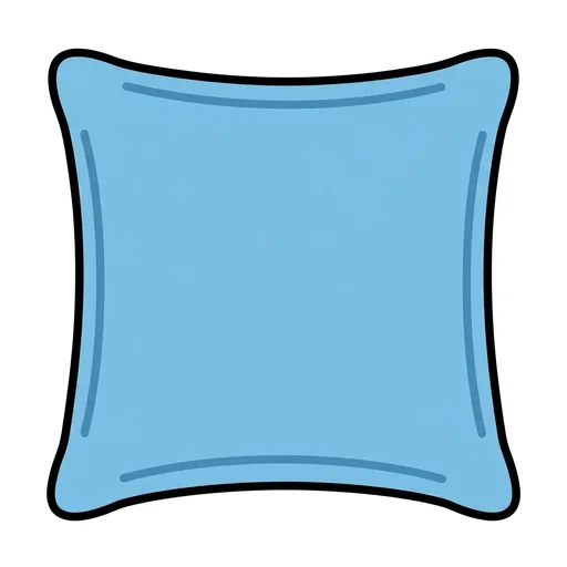 Pictograma de cojín (casa y hogar) para SAAC y logopedia