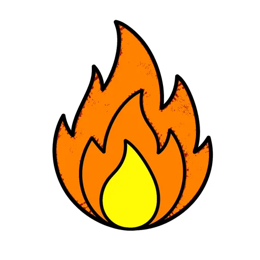Pictograma de combustión (colegio, números y colores) para SAAC y logopedia
