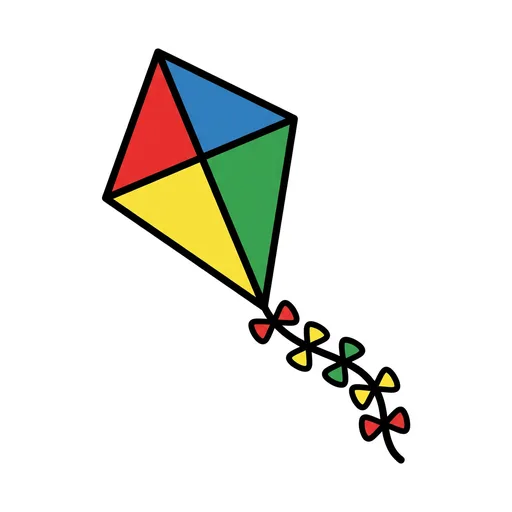 Pictograma de cometa (objetos cotidianos) para SAAC y logopedia