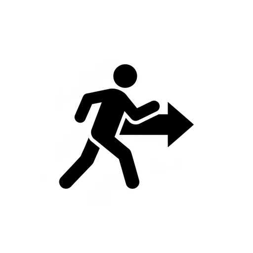 Pictograma de continuar (acciones y verbos) para SAAC y logopedia