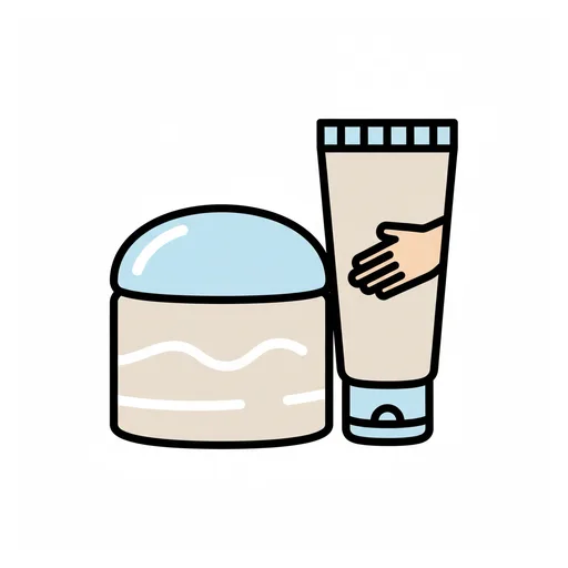 Pictograma de crema (objetos cotidianos) para SAAC y logopedia