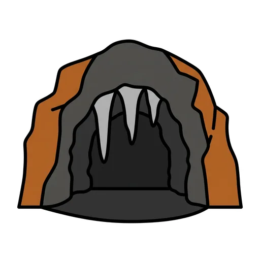 Pictograma de cueva (objetos cotidianos) para SAAC y logopedia