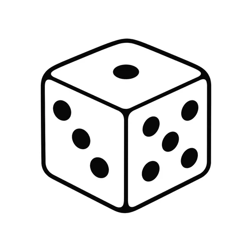 Pictograma de dado (colegio, números y colores) para SAAC y logopedia