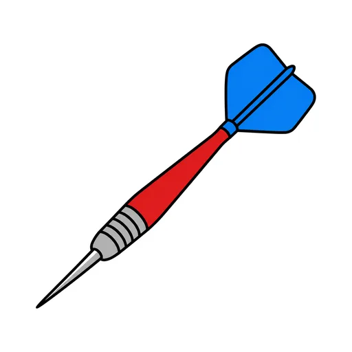 Pictograma de dardo (objetos cotidianos) para SAAC y logopedia