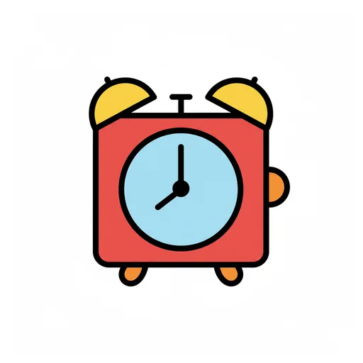 Pictograma de despertador (objetos cotidianos) para SAAC y logopedia
