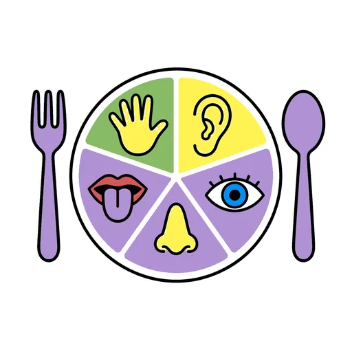 Pictograma de dieta sensorial (cuerpo y salud) para SAAC y logopedia