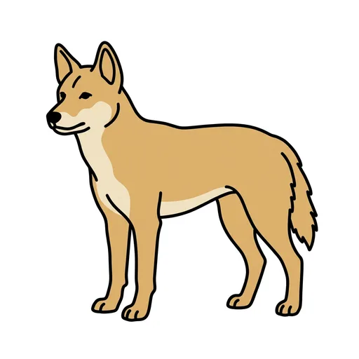 Pictograma de dingo (objetos cotidianos) para SAAC y logopedia