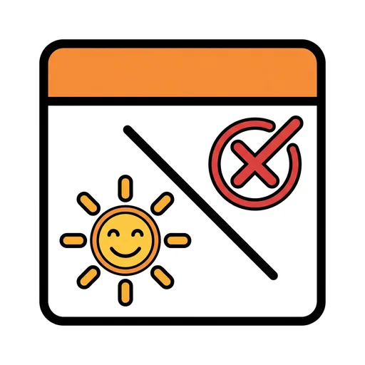 Pictograma de domingo (tiempo, naturaleza y fiestas) para SAAC y logopedia