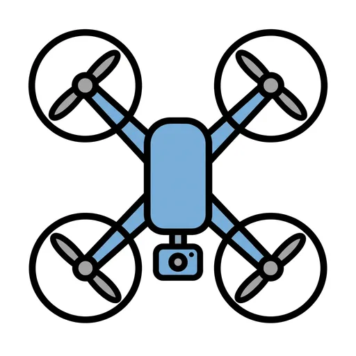 Pictograma de dron (ocio, música y tecnología) para SAAC y logopedia
