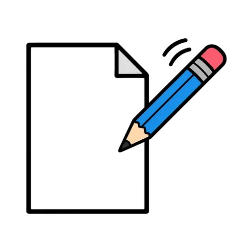 Pictograma de editar (acciones y verbos) para SAAC y logopedia