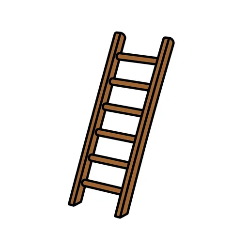 Pictograma de escalera (objetos cotidianos) para SAAC y logopedia