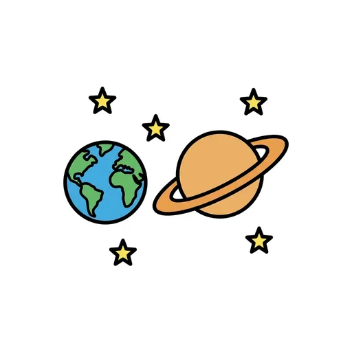 Pictograma de espacio (tiempo, naturaleza y fiestas) para SAAC y logopedia