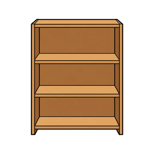 Pictograma de estante (casa y hogar) para SAAC y logopedia