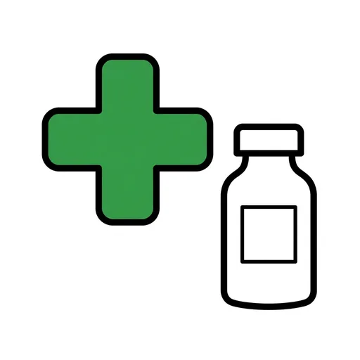 Pictograma de farmacia (lugares y transporte) para SAAC y logopedia