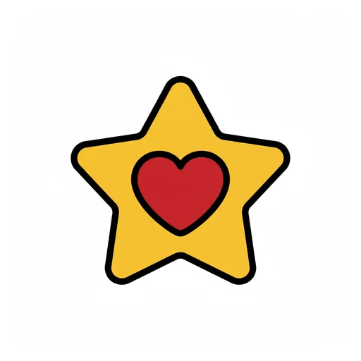 Pictograma de favorito (emociones y sentimientos) para SAAC y logopedia