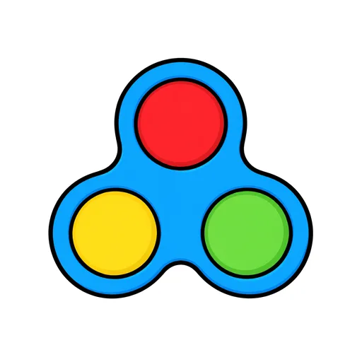 Pictograma de fidget toy (cuerpo y salud) para SAAC y logopedia